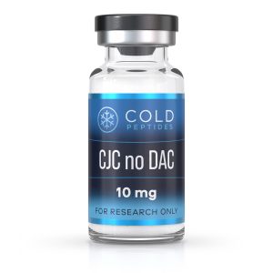A peptide vial containing CJC no DAC 10 mg