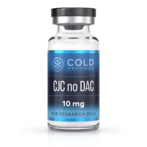 A peptide vial containing CJC no DAC 10 mg