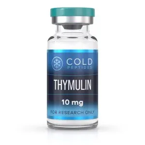 A peptide vial containing Thymulin 10 mg