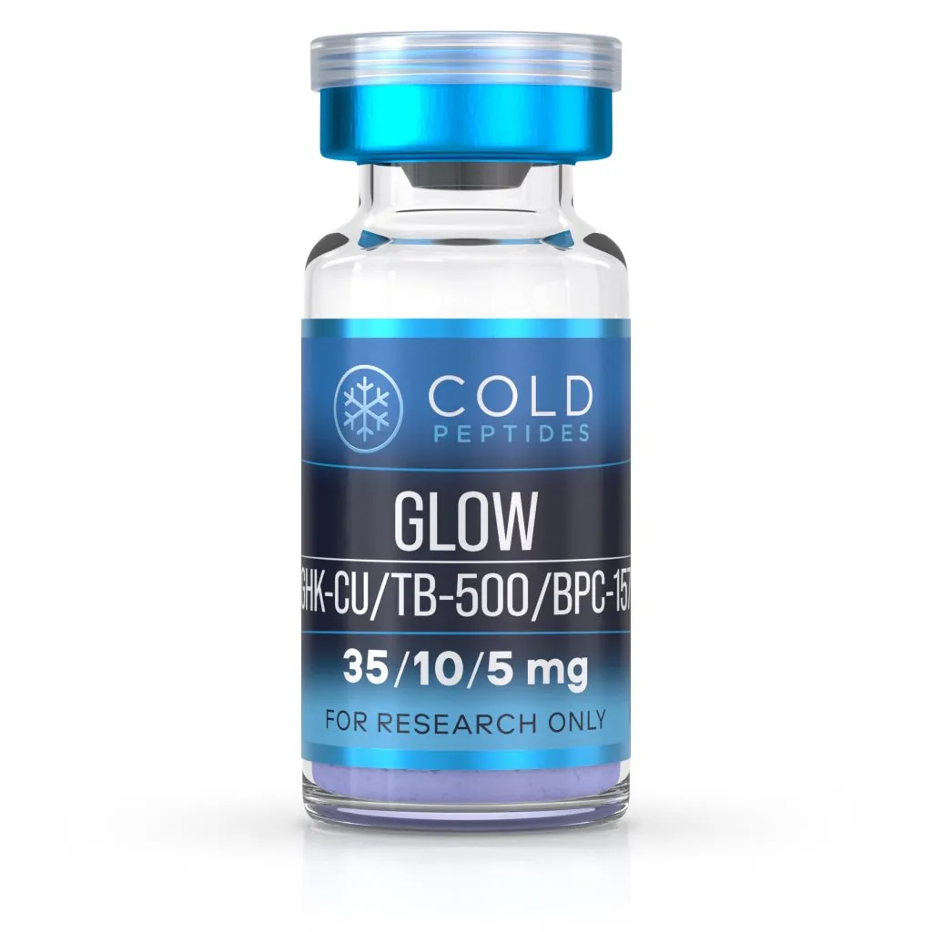 GLOW Blend (BPC-157 35mg, TB-500 10mg, GHK-CU 5mg)